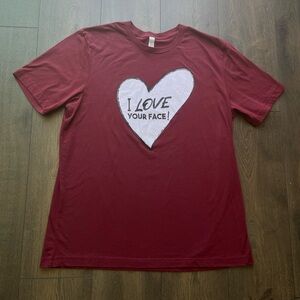 I Love Your Face Graphic T-Shirt